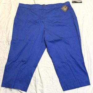 Electric Blue Capris Psnts 24W, George